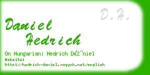 daniel hedrich business card